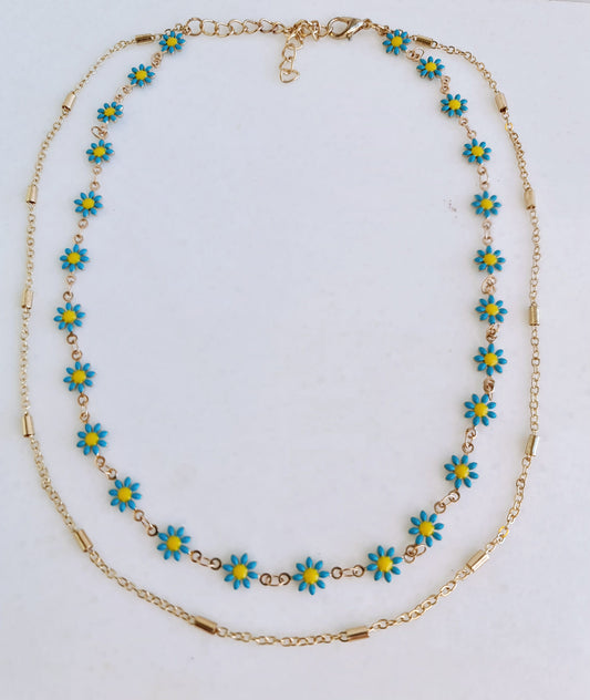 Daisy Flowers necklace