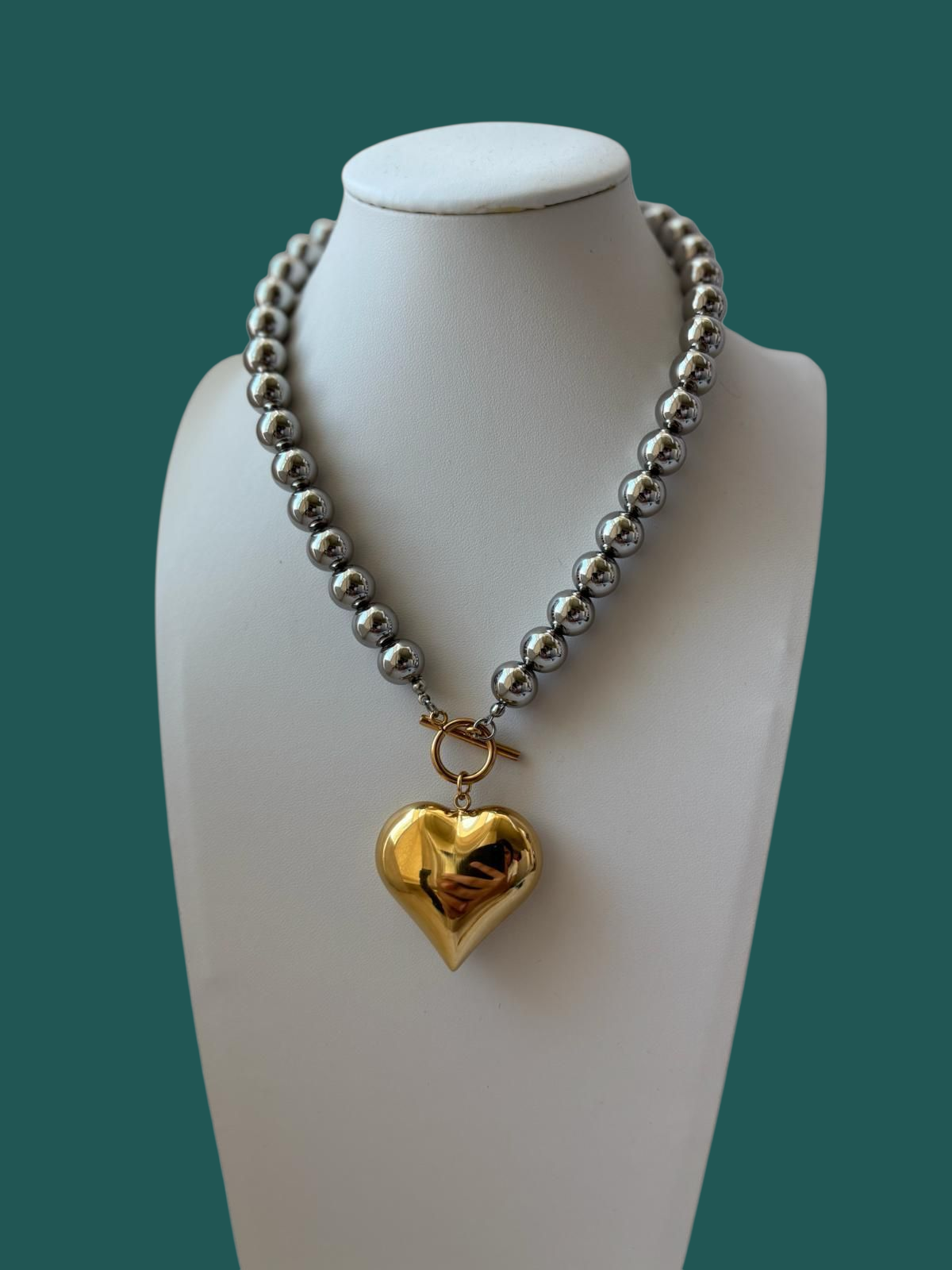 Glided Beaded Necklace